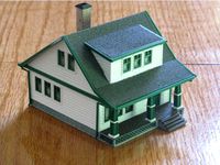 HO Scale Lasalle House by kabrumble
