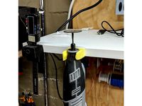 dremel wall mount, openscad by tedder