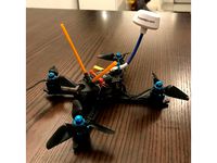 HGLRC XJB-145 diversity antenna mount (for Capri-Sun straws) by Lynculus
