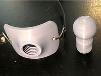 Universal Gag with Ball Gag by blackhearttoy