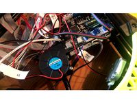 Anycubic Kossel stepper cooling bracket by vdwel