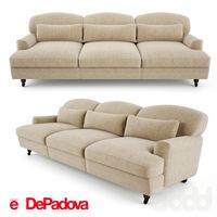 De Padova - Raffles Sofa (three-seater sofa)