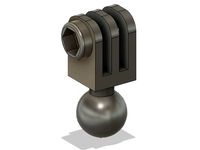 GoPro to 16mm ball mount for universal dash cam mount. by ImDerpyHooves