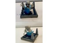 Miniature Rising Spirit and Hand by melabam