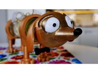 Dog from a bottle of wine by Mrrudzin
