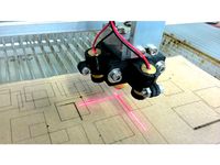 Cross-pointer for a DIY CO2 laser cutter by chiangch