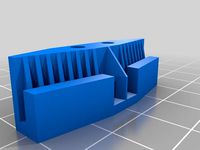 Belt clamper for 3D-SPrinter by getbyte