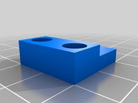 3mm plastic glass holder for CTC Bizer by Liuatisil