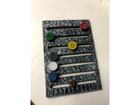 Gloomhaven element table + Round tracker - Won't lose a piece anymore :) by quizzcode