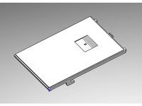 Radio Shack TRS-80 Model 100 Battery Cover by realrube