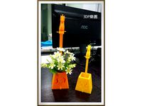 Morin khuur flower pot (Horse head fiddle flower pot )馬頭琴花盆 by 3DP_PARK