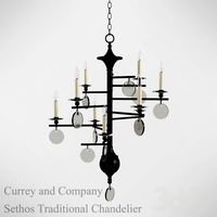 Currey and Company Sethos Traditional Chandelier