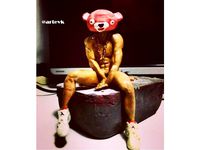 man , muscle man sculpture, guy, follow if you like by Artevk