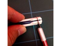 Bowden Tube Cutting Guide (2.85 OD filament) by Z122