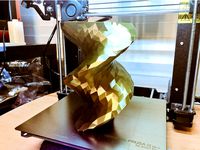 Elipse Spiral Low Poly Vase by TheLightSpeed! by TheLightSpeed