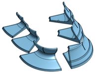 Tech Terrain Wall Segments + Curves by Matterius