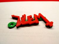 Dzem Logo Keychain by mcko