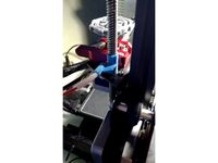 CR-10, Ender 3 filament guide with PTFE by curlinos