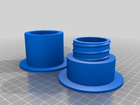 Ender 3 Filament Spool Adapter by Longtoke