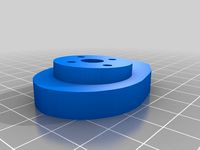 Lidl Glider flying wing motor mount by Teslahed