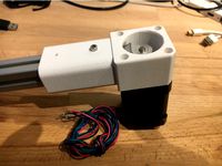 20mm V-Slot rail NEMA17 stepper mount by uli