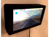 Raspberry Pi Screen Wall Mount by DDanksy