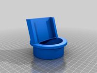 Porsche - Phone mount in cup holder (72 mm width) by choucroutemelba