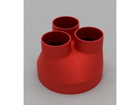 DIFFERENT DIAMETER PIPE JOINT 150mm to 60mm x 3 by outofbase