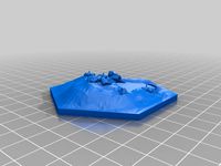 Catan gold tile for new magnetic bases repaired by Breechee