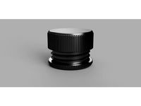 Round Screw Cap Container Pill Box Printer Test  by designs101