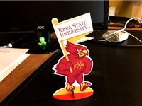 Base for Iowa State Cyclone Flat Cy by charlesodonnell
