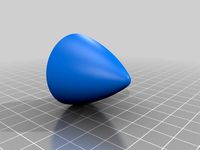 Durafly BF-109 Replacement Bomb Nose Cone by deathwarmedup