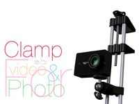 Clamp for vertical use. Photo and video shooting by Perinski