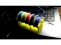 Parametric Wire Spool Holder by dklon