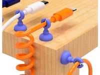 USB cable holder (separate type) by EIJIRO