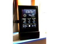 ThingPulse ESP8266 WiFi Color Display Kit Case with Stand by AnatomicFlack