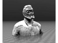 Guardians of the galaxy - Star Lord Bust by FiveNights