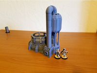 Terrain - Lava Refiner - For SW Legion by spydormonkey