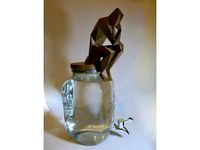Thinker decoration of party water box by Howgray