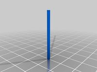 28mm Square Base Figurine Painting Stand by Dunadan37x