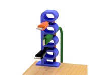 USB cable holder (Ring type) by EIJIRO