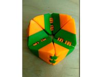 Flexagon fidget, easy to print by schuetzi99