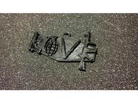 love guns keychain by xmoxix