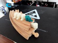 Wooden rail replacement plugs by kgyrtkirk