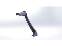 Spool Holder Bent 2030 shorter 10mm Fits 220x220 Bed by DGP-Design