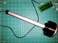 Probe stick for Si-8b (Си-8б) Geiger Müller tube by glassy