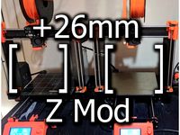+26mm Z Mod for Prusa MK2S, 2.5 & MK3 by ChadMeister