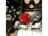 Exhaust blanking plate for Aprilia XV engines by daws