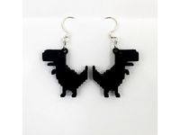 Offline Dinosaur Earrings by Ehans_Makes