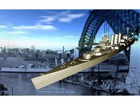 HMAS Canberra (D33) [Battle of Savo Island, 1942] 1:700 by Paolo-Nagliati